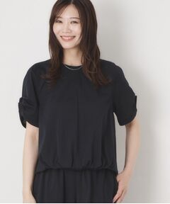 CORDIER / コルディア カットソー | 【M～3Lサイズ／接触冷感／セットアップ】タックデザインプルオーバー