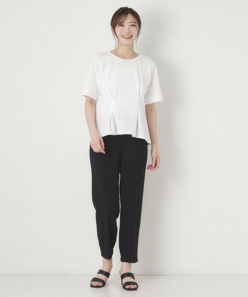 CORDIER / コルディア シャツ・ブラウス | 【M～4Lサイズ／洗える】1枚着るだけで涼しくきまる サッカーブラウス | 詳細9