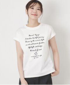 CORDIER / コルディア Tシャツ | 【M～3Lサイズ】メッセージ刺繍Tシャツ