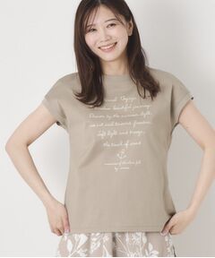 CORDIER / コルディア Tシャツ | 【M～3Lサイズ】メッセージ刺繍Tシャツ