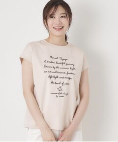 CORDIER / コルディア Tシャツ | 【M～3Lサイズ】メッセージ刺繍Tシャツ