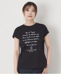 CORDIER / コルディア Tシャツ | 【M～3Lサイズ】メッセージ刺繍Tシャツ