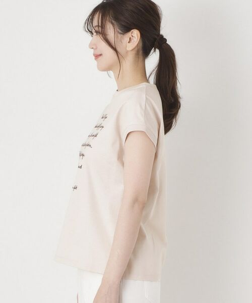CORDIER / コルディア Tシャツ | 【M～3Lサイズ】メッセージ刺繍Tシャツ | 詳細2