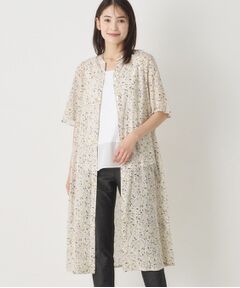 一枚着も羽織もお任せ フラワープリントワンピース