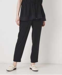 CORDIER / コルディア パンツ | 【接触冷感／S～4Lサイズ／セットアップ／2WAYストレッチ／洗える】ジョーゼットジョガーパンツ