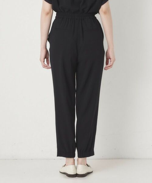 CORDIER / コルディア パンツ | 【接触冷感／S～4Lサイズ／セットアップ／2WAYストレッチ／洗える】ジョーゼットジョガーパンツ | 詳細3