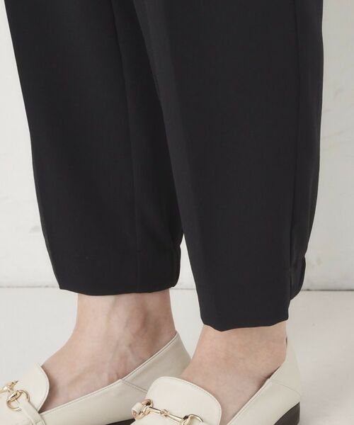 CORDIER / コルディア パンツ | 【接触冷感／S～4Lサイズ／セットアップ／2WAYストレッチ／洗える】ジョーゼットジョガーパンツ | 詳細8
