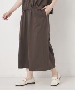 CORDIER / コルディア ショート・ハーフ・半端丈パンツ | 【接触冷感／セットアップ】ジャージガウチョパンツ