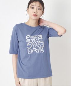 CORDIER / コルディア カットソー | 【M～4Lサイズ／接触冷感】クリアジャージ5分袖Tシャツ