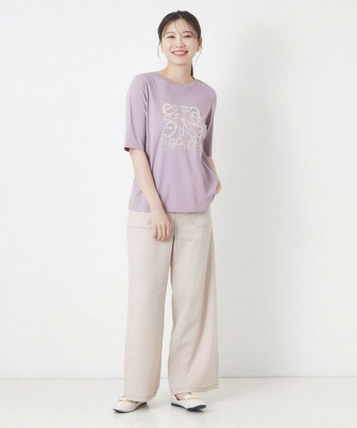 CORDIER / コルディア カットソー | 【M~4Lサイズ/接触冷感】クリアジャージ5分袖Tシャツ | 詳細13