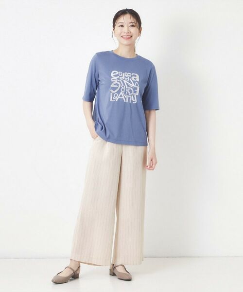 CORDIER / コルディア カットソー | 【M~4Lサイズ/接触冷感】クリアジャージ5分袖Tシャツ | 詳細16