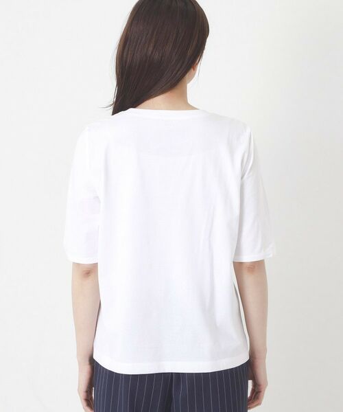 CORDIER / コルディア カットソー | 【M~4Lサイズ/接触冷感】クリアジャージ5分袖Tシャツ | 詳細3