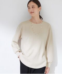 CORDIER / コルディア カットソー | 【M～3Lサイズ／洗える／ストレッチ】スポンディッシュ上品プルオーバージャージ