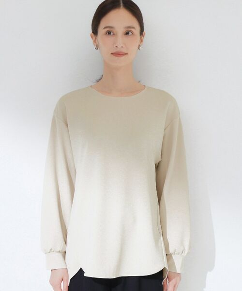 CORDIER / コルディア カットソー | 【M~3Lサイズ/洗える/ストレッチ】スポンディッシュ上品プルオーバージャージ | 詳細13