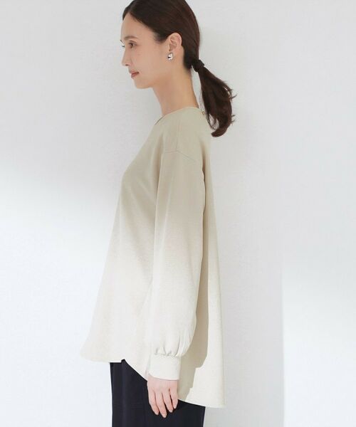 CORDIER / コルディア カットソー | 【M~3Lサイズ/洗える/ストレッチ】スポンディッシュ上品プルオーバージャージ | 詳細14