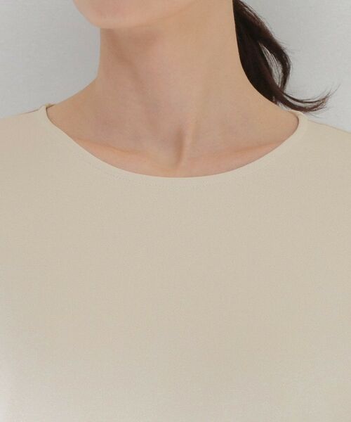 CORDIER / コルディア カットソー | 【M~3Lサイズ/洗える/ストレッチ】スポンディッシュ上品プルオーバージャージ | 詳細16
