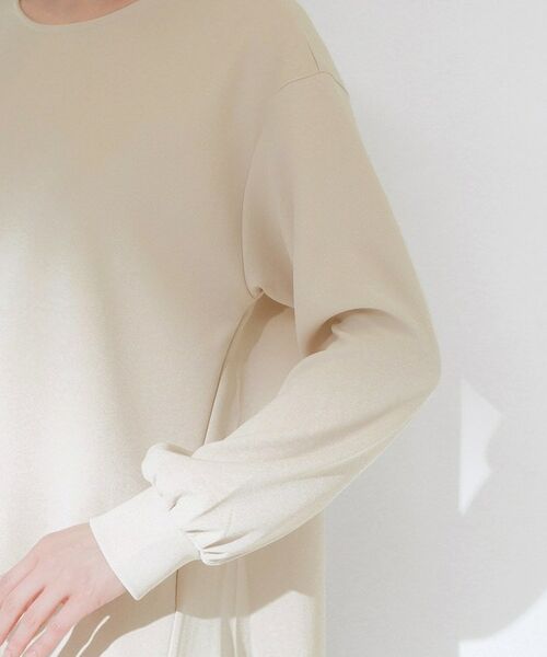 CORDIER / コルディア カットソー | 【M~3Lサイズ/洗える/ストレッチ】スポンディッシュ上品プルオーバージャージ | 詳細17