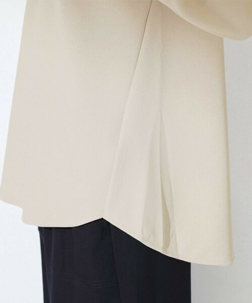CORDIER / コルディア カットソー | 【M~3Lサイズ/洗える/ストレッチ】スポンディッシュ上品プルオーバージャージ | 詳細18