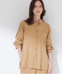 CORDIER / コルディア シャツ・ブラウス | 【セットアップ可】大人の上品カジュアル 艶感リラックスシャツ