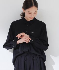 CORDIER / コルディア シャツ・ブラウス | 【セットアップ可】大人の上品カジュアル 艶感リラックスシャツ