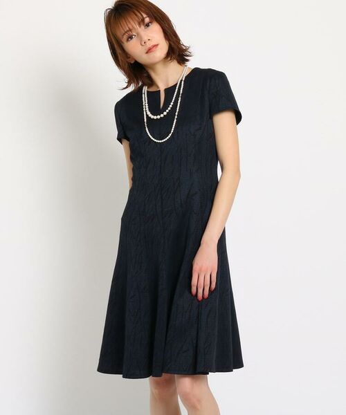 セール L 360度スタイルアップシリーズ 洗える ジャージーストレッチプリントワンピース ミニ丈 ひざ丈ワンピース Coup De Chance クードシャンス ファッション通販 タカシマヤファッションスクエア