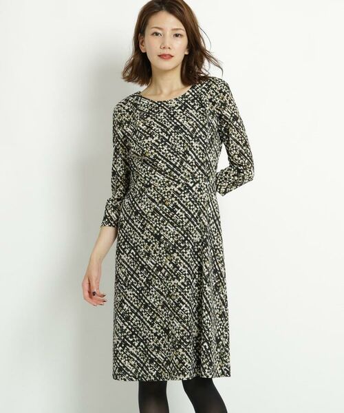 セール L 洗える クロスチェックワンピース ミニ丈 ひざ丈ワンピース Coup De Chance クードシャンス ファッション通販 タカシマヤファッションスクエア