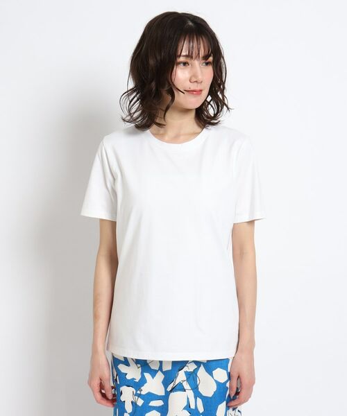 COUP DE CHANCE / クードシャンス Tシャツ | 【洗える/日本製】刺繍ロゴTシャツ | 詳細1