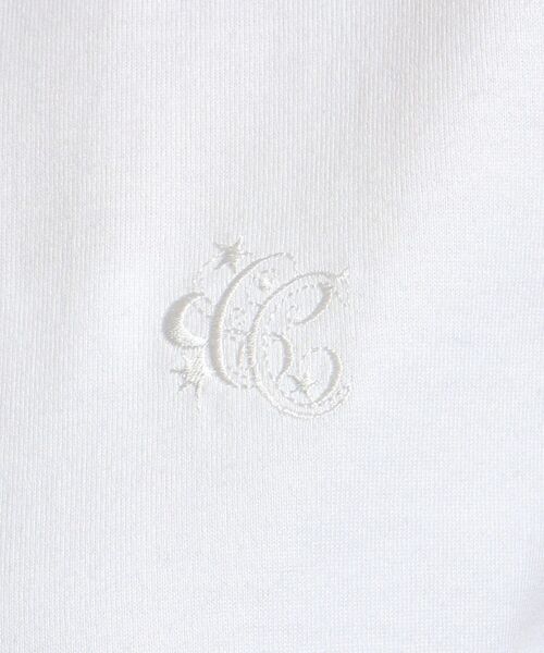 COUP DE CHANCE / クードシャンス Tシャツ | 【洗える/日本製】刺繍ロゴTシャツ | 詳細10