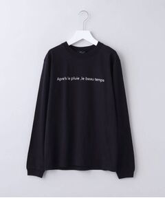 【WORLD for the World】メッセージプリント長袖Tシャツ