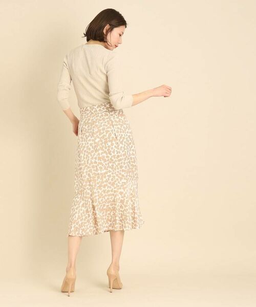COUP DE CHANCE / クードシャンス スカート | 【洗える/日本製】レオパード柄デザインスカート | 詳細13