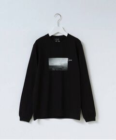 【WORLD for the World】フォト&メッセージプリント長袖Tシャツ