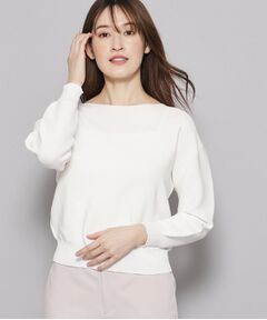 【洗える／ドルマン風／オンオフ可】幅広いシーンに！上品で女性らしい美シルエットニット