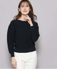 【洗える／ドルマン風／オンオフ可】幅広いシーンに！上品で女性らしい美シルエットニット