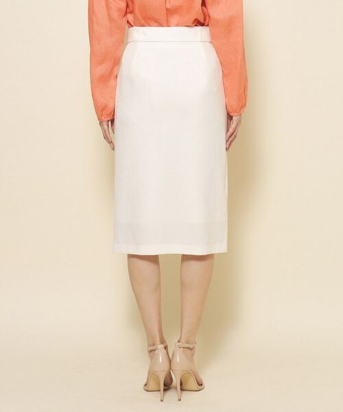 COUP DE CHANCE / クードシャンス ミニ・ひざ丈スカート | 【洗える】女性らしい美しさを演出する ラップデザインのタイトスカート | 詳細15