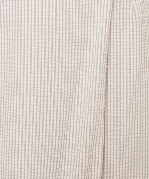 COUP DE CHANCE / クードシャンス スカート | 【洗える／セットアップ可】凹凸感ある素材 タックデザインがポイントのAラインスカート | 詳細8