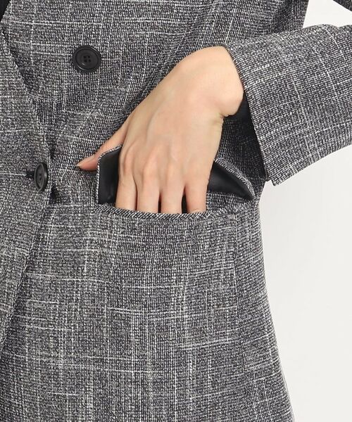 COUP DE CHANCE / クードシャンス ノーカラージャケット | 【洗える】ノーカラーダブルジャケット | 詳細24