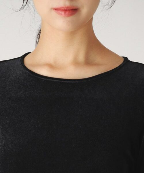 COUP DE CHANCE / クードシャンス カットソー | 【洗える／日本製】ベロア調プルオーバージャージ | 詳細16