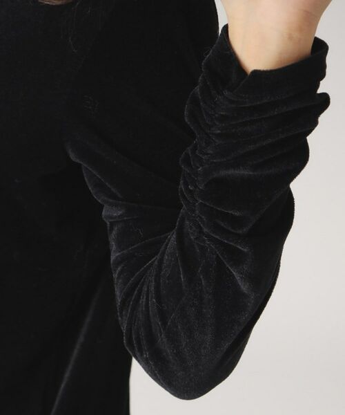 COUP DE CHANCE / クードシャンス カットソー | 【洗える／日本製】ベロア調プルオーバージャージ | 詳細17