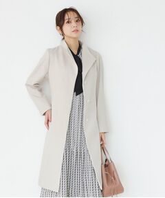 COUP DE CHANCE / クードシャンス その他アウター | 【カシミヤ混／日本製】Iラインスタンドウィングカラーコート