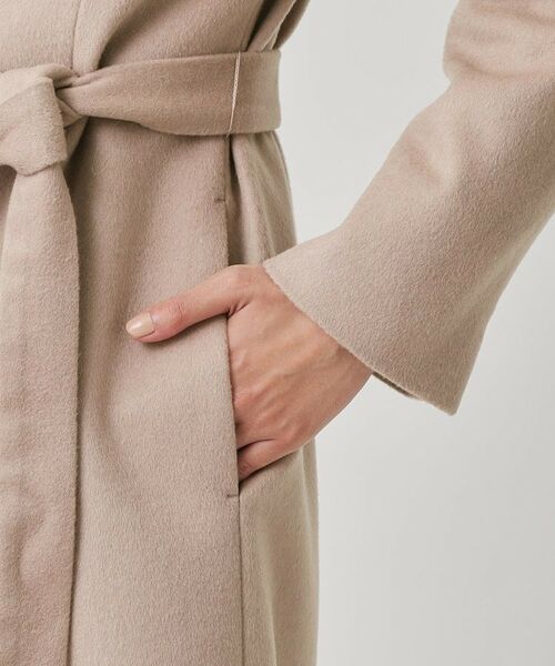 COUP DE CHANCE / クードシャンス その他アウター | 【カシミヤ混／日本製】Iラインスタンドウィングカラーコート | 詳細29