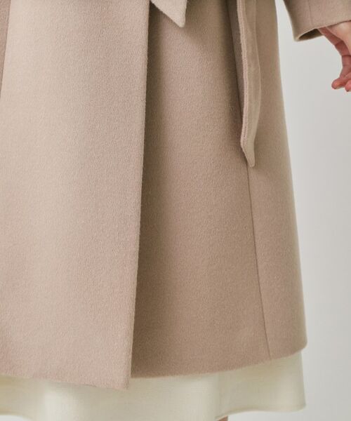 COUP DE CHANCE / クードシャンス その他アウター | 【カシミヤ混／日本製】Iラインスタンドウィングカラーコート | 詳細30