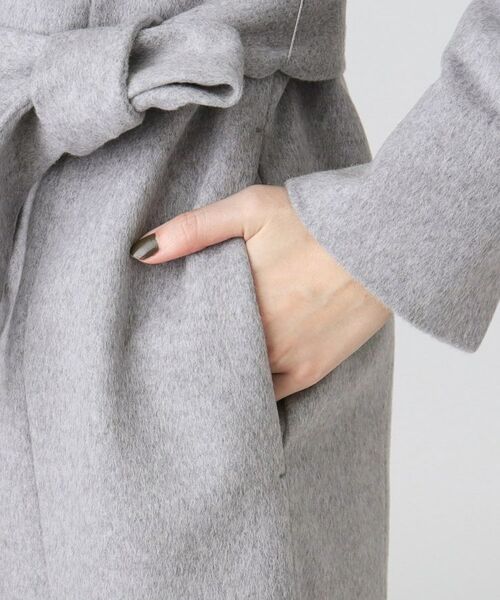 COUP DE CHANCE / クードシャンス その他アウター | 【日本製／フォックスファー／カシミヤ混】ファー付ウールコート | 詳細27