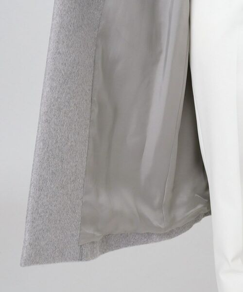 COUP DE CHANCE / クードシャンス その他アウター | 【日本製／フォックスファー／カシミヤ混】ファー付ウールコート | 詳細30