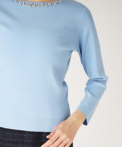 COUP DE CHANCE / クードシャンス ニット・セーター | 【洗える】ビジューニットプルオーバー | 詳細24