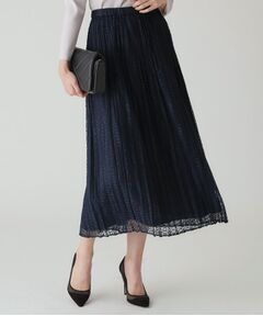 COUP DE CHANCE / クードシャンス スカート | 【洗える】レース素材プリーツスカート
