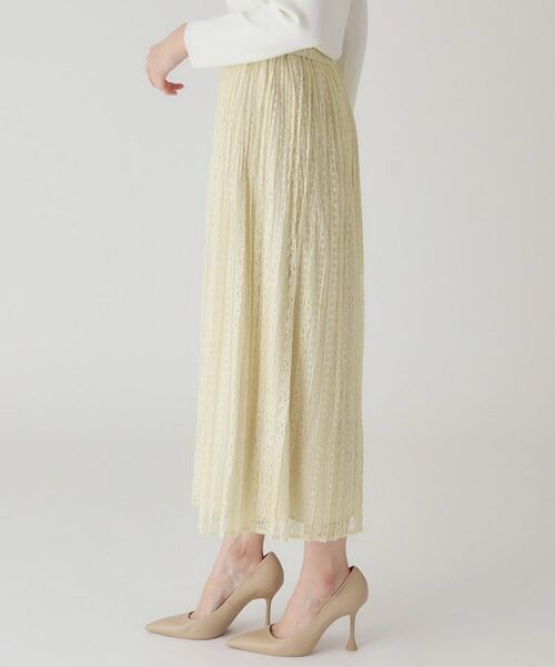 COUP DE CHANCE / クードシャンス スカート | 【洗える】レース素材プリーツスカート | 詳細12