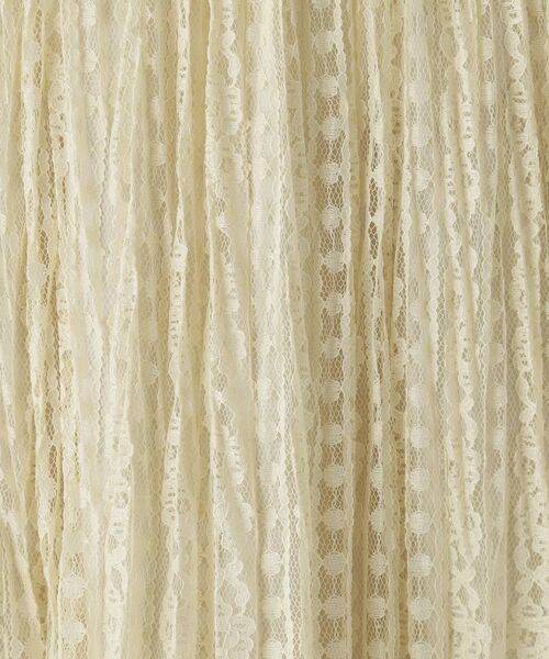 COUP DE CHANCE / クードシャンス スカート | 【洗える】レース素材プリーツスカート | 詳細4