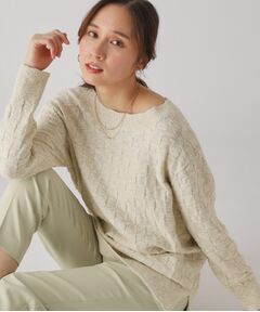 COUP DE CHANCE / クードシャンス ニット・セーター | 【洗える】前後2WAYロング丈ニットトップス