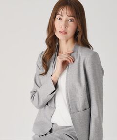 COUP DE CHANCE / クードシャンス テーラードジャケット | 【洗える／日本製／スーツ可】ノーカラージャケット