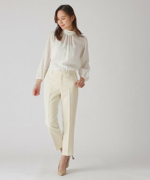 COUP DE CHANCE / クードシャンス ショート・ハーフ・半端丈パンツ | 【洗える/日本製】テーパードパンツ | 詳細7